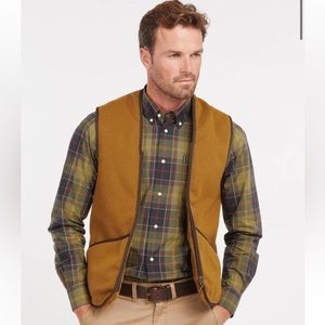 Authentic Barbour Warm Pile Waistcoat / Zip-in Liner
